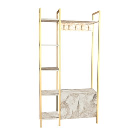 Hanah Home Doga - Ephesus, Blanco y Oro